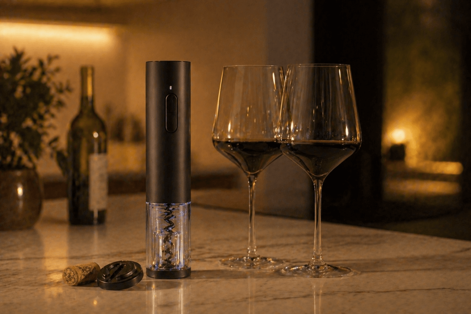 Electric Wine Opener — Rechargeable