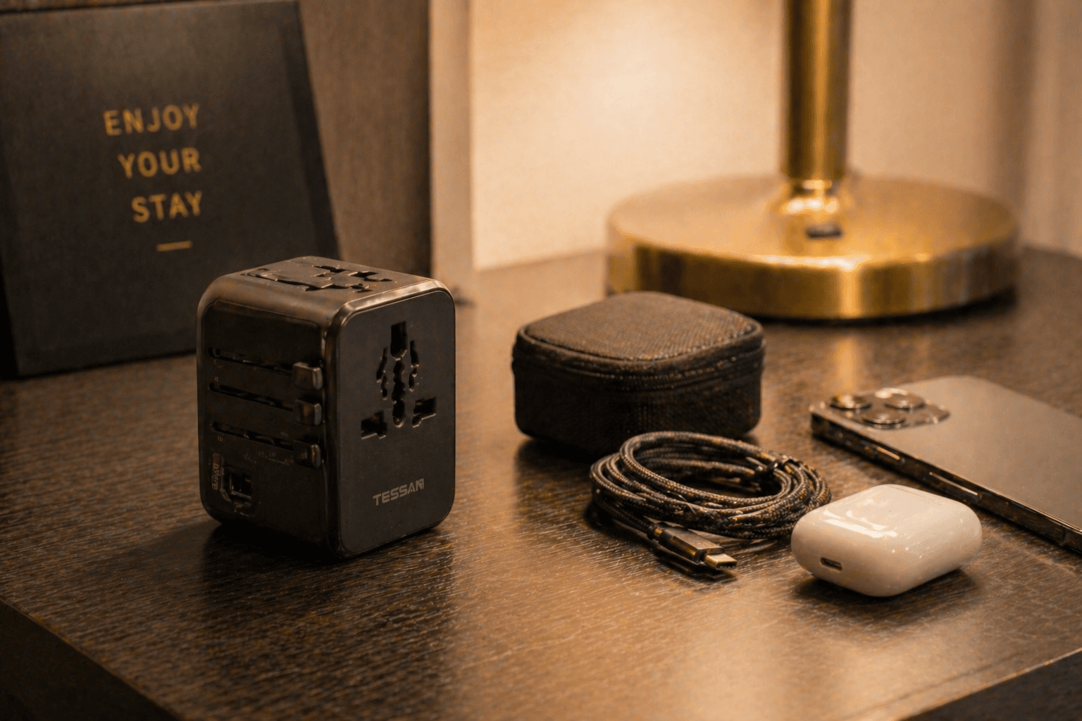 Universal Travel Adapter with USB-C